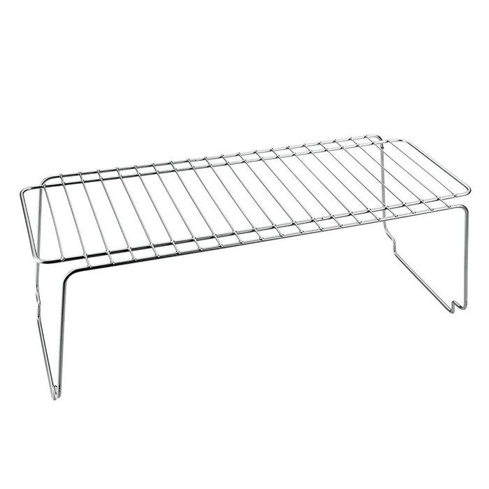 Metaltex Étagère empilable 45 x 19 x 18 cm Revêtement polytherm métallique pour armoires Metaltex Étagère empilable 45 x 19 x 18 cm Revêtement polytherm métallique pour armoires