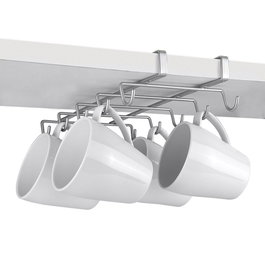 Metaltex Colgador my-mug pour 10 tasses 28 x 14 x 6 cm avec revêtement polytherm metallic