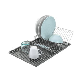 Metaltex Wing-tex Égouttoir pour évier avec aile rabattable (50 x 31 x 11 cm)