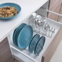 Metaltex Lido Support pour assiettes, couvercles et planches à découper 29 x 50 x 17 cm