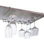 Metaltex my-crystal Porte-verres d'étagère 38 x 26 x 7 cm pour 12/16 verres, polytherm metallic