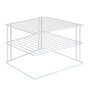 Metaltex Silos Étagère d'angle 3 niveaux 25 x 25 x 19 cm pour ranger les assiettes
