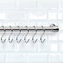 Crochet pour suspendre Metaltex Lonardo Chrome Métal 6,5 cm 6 Pièces