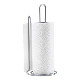 Metaltex My-roll distributeur d'essuie-tout métallique Ø15 x 32 cm recouvert de polythène