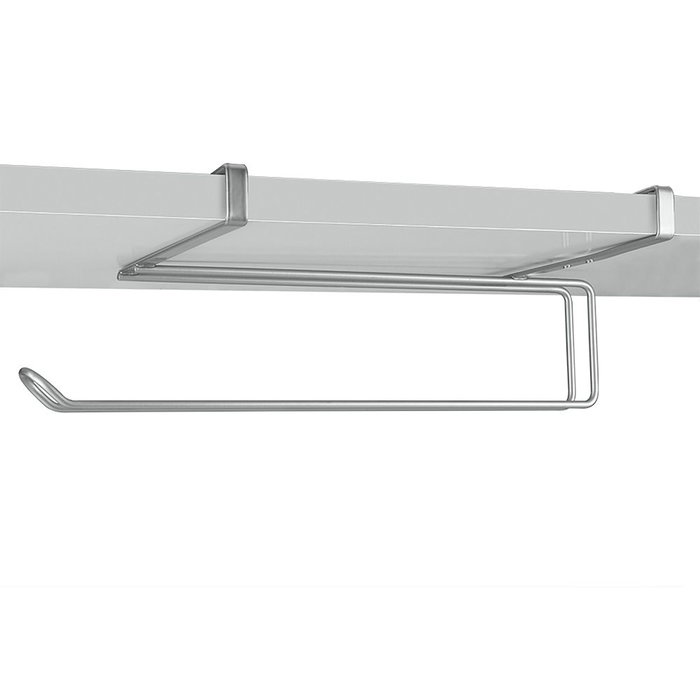 Metaltex Easy-roll Colgador pour rouleau de cuisine 35 x 18 x 10 cm polytherm metallic avec 6 patins antidérapants