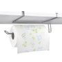 Metaltex Easy-roll Colgador pour rouleau de cuisine 35 x 18 x 10 cm polytherm metallic avec 6 patins antidérapants