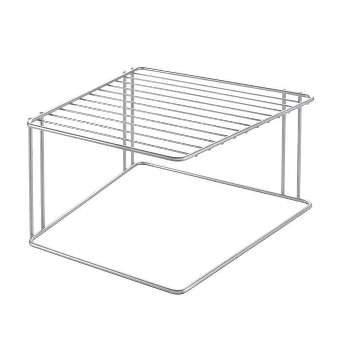 Metaltex Boxe Support d'angle 2 niveaux 25 x 25 x 15 cm Revêtement polytherm métallique