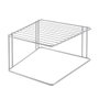 Metaltex Boxe Support d'angle 2 niveaux 25 x 25 x 15 cm Revêtement polytherm métallique