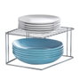 Metaltex Boxe Support d'angle 2 niveaux 25 x 25 x 15 cm Revêtement polytherm métallique
