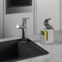 Metaltex Soap-tex Distributeur de savon avec éponge 11 x 8 x 22 cm gris ABS