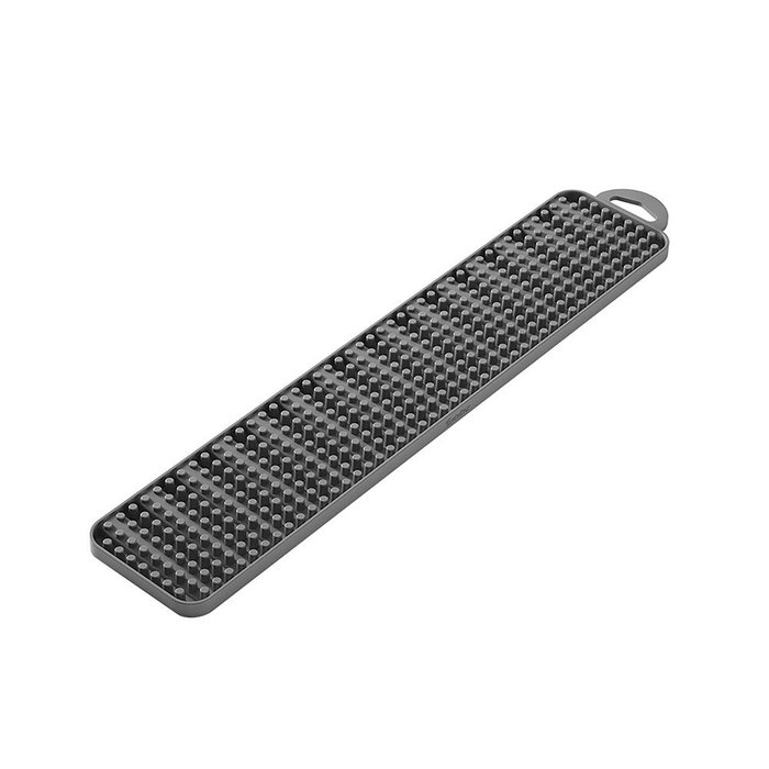 Metaltex Égouttoir réversible Gravity Slim 40 x 8 cm, Gris