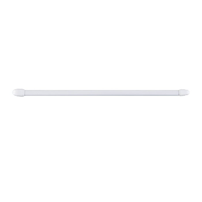 Cintacor Portavisillo extensible plano blanco, ø1,1 x 40 - 65 cm, 2 uds Cintacor Portavisillo extensible plano blanco, ø1,1 x 40 - 65 cm, 2 uds