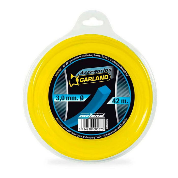 Fil de coupe Garland 71023c4230 Ø 3 mm Carré 42 m Nylon Fil de coupe Garland 71023c4230 Ø 3 mm Carré 42 m Nylon