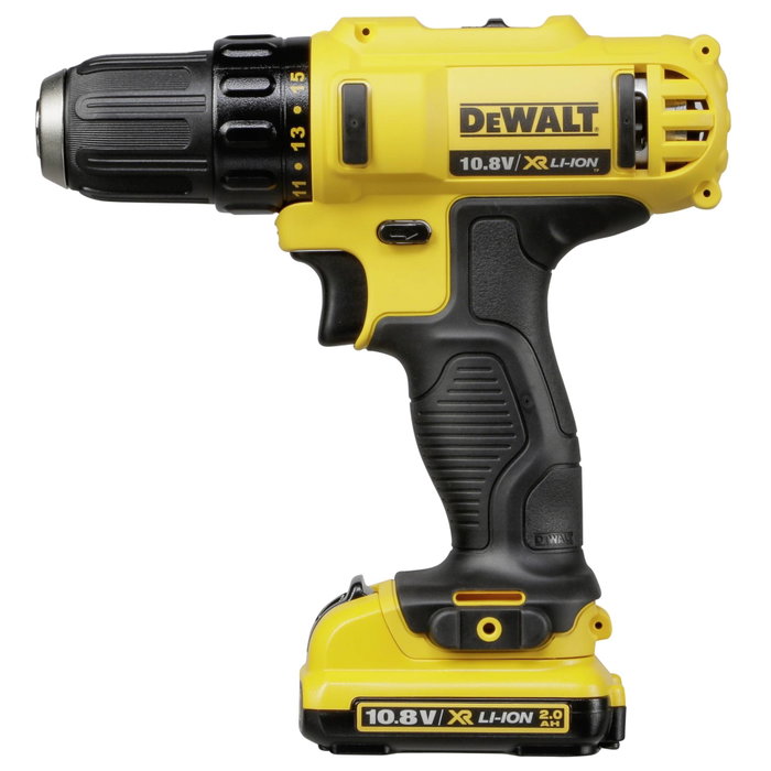 DeWalt DCD710D2-QW Perceuse-visseuse sans fil 10,8V avec 2 batteries 2 Ah et mallette