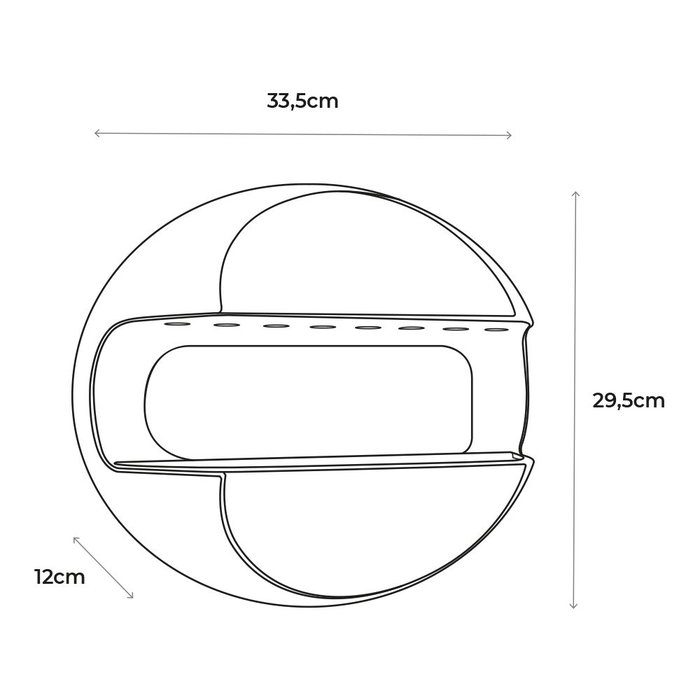 Edm Piège à insectes LED avec plaque adhésive 5W, 33,5 x 12 x 29,5 cm, intérieur
