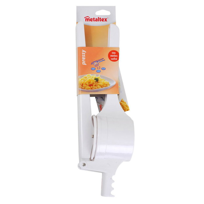 Presse-purée Metaltex Acier inoxydable 3 niveaux (36 cm)