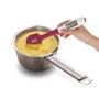 Metaltex Spatule en silicone avec thermomètre digital amovible, 30 cm