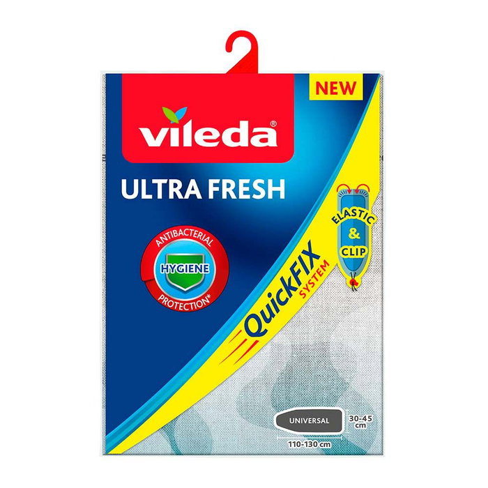 Housse pour Table à Repasser Vileda 168989 Ultrafresh Quick Fix Gris (130 x 45 cm)