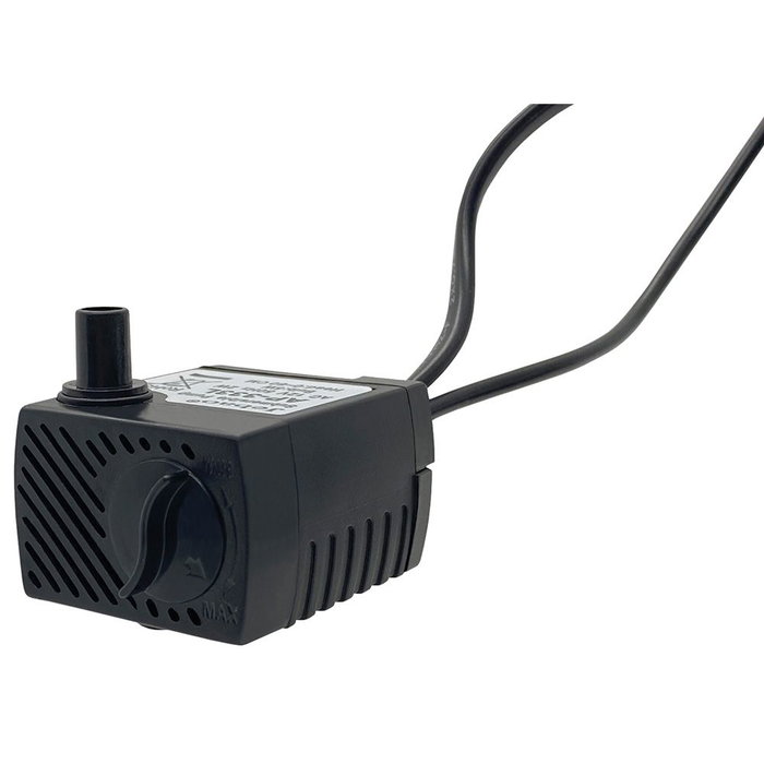 Biotop Pompe pour petit bassin et fontaine 250 L/h Hauteur maxi 0.65m Réf. E3-74024 Biotop Pompe pour petit bassin et fontaine 250 L/h Hauteur maxi 0.65m Réf. E3-74024