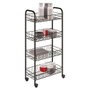Chariot Multi-usages Metaltex Pisa 41 x 23 x 84 cm