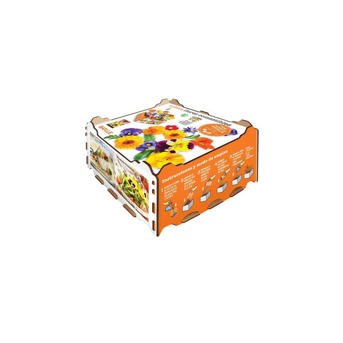 Set de culture Batlle Fleurs Comestible 19 x 19 x 10 cm Set de culture Batlle Fleurs Comestible 19 x 19 x 10 cm
