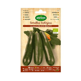 Agreen Semences Écologiques de Courgette Black Beauty