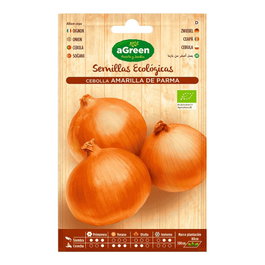 Agreen Sachet de graines écologiques d'oignon jaune Parma