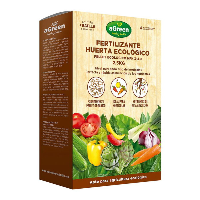 Engrais pour les plantes aGreen 2,5 kg Écologique Engrais pour les plantes aGreen 2,5 kg Écologique