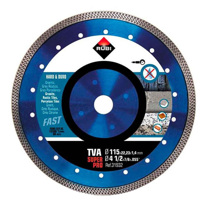 Disque de coupe diamanté Rubi superpro 31932 Disque de coupe diamanté Rubi superpro 31932