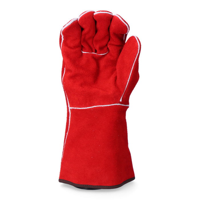 EDM Product Gants de travail EDM Rouge Kevlar Coton Daim Soudeurs Taille 10