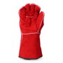 EDM Product Gants de travail EDM Rouge Kevlar Coton Daim Soudeurs Taille 10