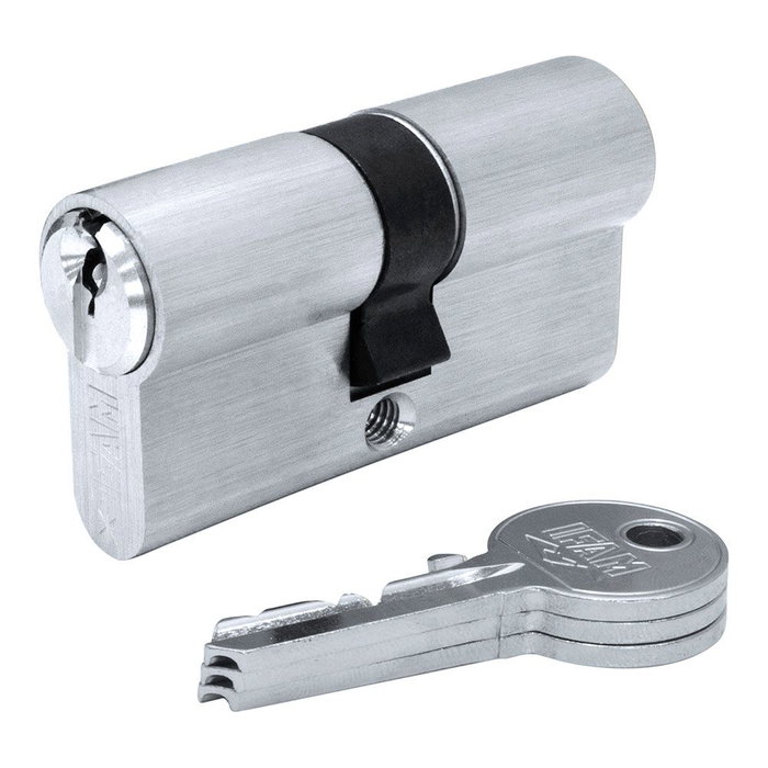 Ifam F5S3030N Cylindre F5S nickel 60mm (30+30mm) leva longue 15mm avec 3 clés à serrure Ifam F5S3030N Cylindre F5S nickel 60mm (30+30mm) leva longue 15mm avec 3 clés à serrure