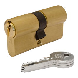 Ifam F5s3030lc Cilindre de porte en laiton 60 mm avec leva courte 13 mm, 3 clés
