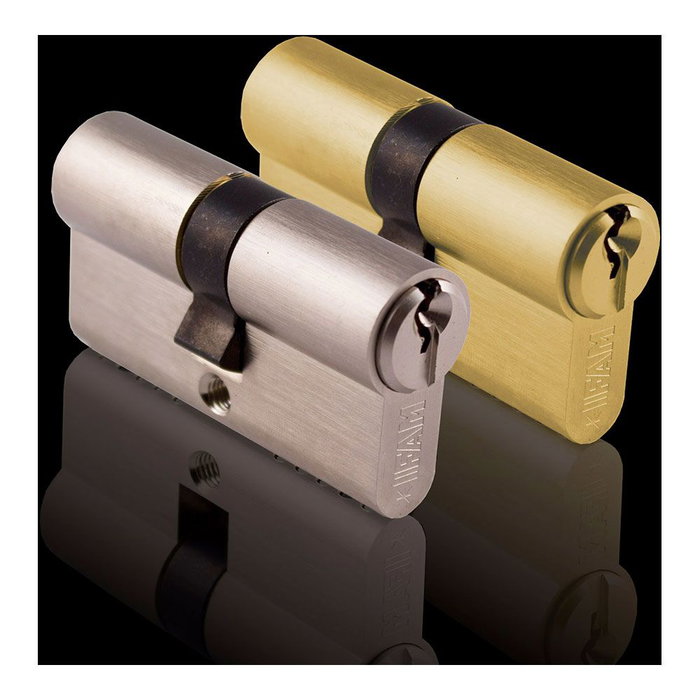 Ifam F5s3535L Cylindre Laiton 70mm (35+35mm) Leva Longue 15mm 3 Clés Serrure Porte