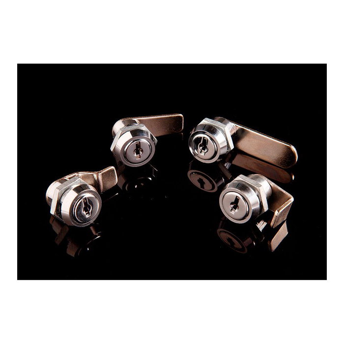 Ifam 111 c Serrure en acier nickelé avec languette courbe de 30 mm et 2 clés Ifam 111 c Serrure en acier nickelé avec languette courbe de 30 mm et 2 clés
