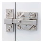 Ifam Cerrojo CS88SC Verrou finition chrome satiné avec pal carrée 17 mm 4 tours