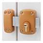 Ifam X5 marron Verrou en acier marron et acier chromé pour porte gauche/droite