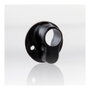 Ifam Bouclier de serrure noir en acier Ø 42 x 26 mm