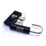 Ifam G3 Porte-clés avec arc, alliage de zinc, noir, capacité 5-10 clés, 10 000 combinaisons