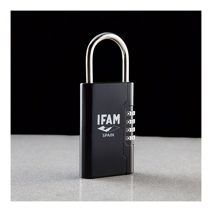 Ifam G3 Porte-clés avec arc, alliage de zinc, noir, capacité 5-10 clés, 10 000 combinaisons Ifam G3 Porte-clés avec arc, alliage de zinc, noir, capacité 5-10 clés, 10 000 combinaisons