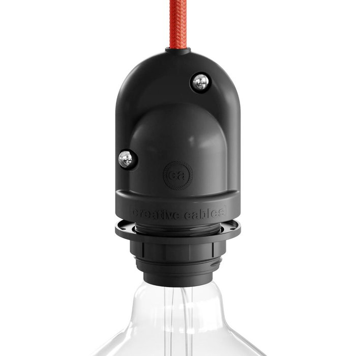 BigBuy Tools Douilles Noir E27