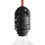 BigBuy Tools Douilles Noir E27