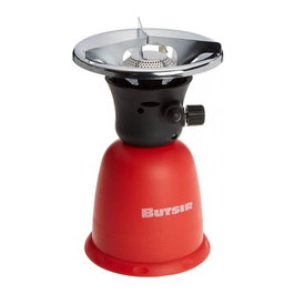 Butsir Natura Réchaud de camping Ø14 x 22 cm pour cartouche 190 g - Allumage piézoélectrique 1250W