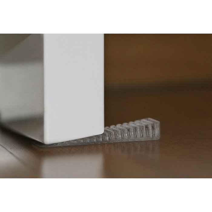 Rei Cale en plastique transparent pour meubles et électroménagers, 2 pièces, 70 x 22 x 10 mm