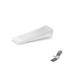Rei Cale en plastique transparent pour meubles et électroménagers, 2 pièces, 70 x 22 x 10 mm