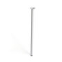 Rei Pied cylindrique 401g en acier blanc Ø 30 x 700 mm