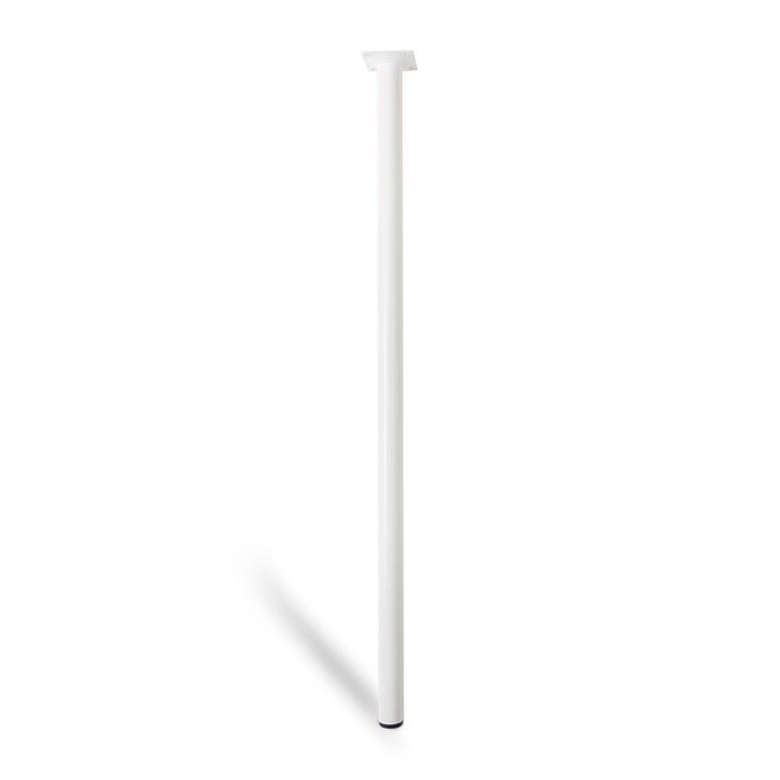 Rei modèle 401g Pied cylindrique en acier finition blanche Ø30 x 800 mm pour table Rei modèle 401g Pied cylindrique en acier finition blanche Ø30 x 800 mm pour table