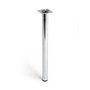 Rei Pied cylindrique modèle 401g en acier chrome brillant