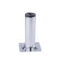 Rei mod. 401g Pied cylindrique en acier chromé brillant Ø30 x 100 mm pour meubles