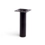 Rei 401g Pied cylindrique en acier avec finition noire Ø30 x 150 mm pour meubles